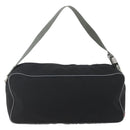 PRADA Sports Shoulder Bag Nylon Black Silver Auth 151661-3