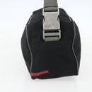 PRADA Sports Shoulder Bag Nylon Black Silver Auth 151661-4