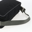 PRADA Sports Shoulder Bag Nylon Black Silver Auth 151661-7