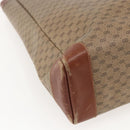 GUCCI Micro GG Supreme Tote Bag PVC Leather Beige Gold 002 115 0135 Auth 151663-16