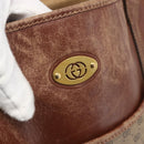 GUCCI Micro GG Supreme Tote Bag PVC Leather Beige Gold 002 115 0135 Auth 151663-17