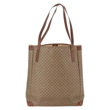 GUCCI Micro GG Supreme Tote Bag PVC Leather Beige Gold 002 115 0135 Auth 151663 - 0