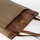 GUCCI Micro GG Supreme Tote Bag PVC Leather Beige Gold 002 115 0135 Auth 151663-6