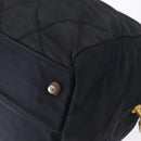PRADA Shoulder Bag Nylon Navy Gold Auth 151665-17