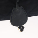 PRADA Shoulder Bag Nylon Navy Gold Auth 151665-10