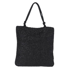 PRADA Hand Bag Nylon Black Auth 151666 - 0