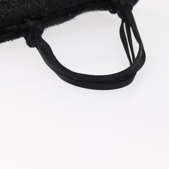 PRADA Hand Bag Nylon Black Auth 151666