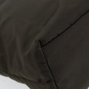 PRADA Tote Bag Nylon Khaki Silver Auth 151667-16