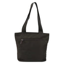 PRADA Tote Bag Nylon Khaki Silver Auth 151667-2