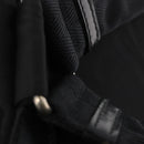 PRADA Backpack Nylon Black Silver Auth 151668-15