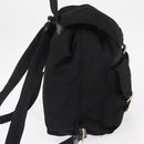 PRADA Backpack Nylon Black Silver Auth 151668-4