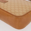 CELINE Macadam Canvas Hand Bag PVC Beige Gold Auth 151669-14