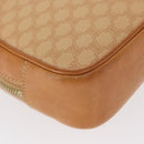 CELINE Macadam Canvas Hand Bag PVC Beige Gold Auth 151669-15