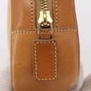 CELINE Macadam Canvas Hand Bag PVC Beige Gold Auth 151669-10