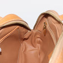 CELINE Macadam Canvas Hand Bag PVC Beige Gold Auth 151669-19