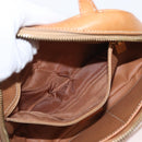 CELINE Macadam Canvas Hand Bag PVC Beige Gold Auth 151669-21