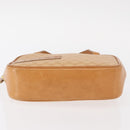 CELINE Macadam Canvas Hand Bag PVC Beige Gold Auth 151669-5