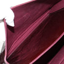 LOUIS VUITTON Monogram Vernis Romaine Hand Bag Rouge Favist M91393 Auth 151670V-19