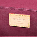 LOUIS VUITTON Monogram Vernis Romaine Hand Bag Rouge Favist M91393 Auth 151670V-20
