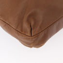 LOEWE Anagram Tote Bag Leather Brown Gold Auth 151671-12