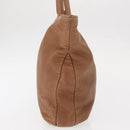 LOEWE Anagram Tote Bag Leather Brown Gold Auth 151671-4