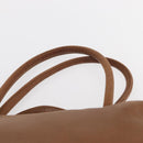 LOEWE Anagram Tote Bag Leather Brown Gold Auth 151671-8