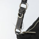 PRADA Shoulder Bag Nylon Black Silver Auth 151673-16