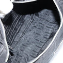 PRADA Shoulder Bag Nylon Black Silver Auth 151673-18