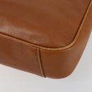 GUCCI Bamboo Shoulder Bag Leather 2way Brown Gold 001 0166 1638 Auth 151675-14