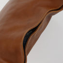 GUCCI Bamboo Shoulder Bag Leather 2way Brown Gold 001 0166 1638 Auth 151675-6