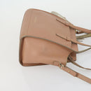 Salvatore Ferragamo Tote Bag Leather 3 Set White Pink black Auth 151677-19