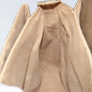 GUCCI GG Supreme Hand Bag PVC Beige Gold 116 02 080 Auth 151679-21