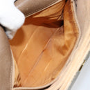 GUCCI GG Supreme Hand Bag PVC Beige Gold 116 02 080 Auth 151679-24