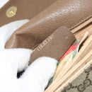 GUCCI GG Supreme Hand Bag PVC Beige Gold 116 02 080 Auth 151679-12