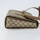 GUCCI GG Supreme Hand Bag PVC Beige Gold 116 02 080 Auth 151679-3
