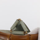 GUCCI Bamboo Backpack Suede Light Blue Gold 003 2058 0016 Auth 151681-10