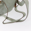 GUCCI Bamboo Backpack Suede Light Blue Gold 003 2058 0016 Auth 151681-11