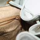 GUCCI Bamboo Backpack Suede Light Blue Gold 003 2058 0016 Auth 151681-24