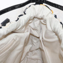 Salvatore Ferragamo Tote Bag Vinyl Clear Silver Auth 151685-17