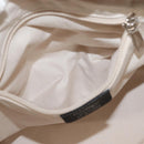 Salvatore Ferragamo Tote Bag Vinyl Clear Silver Auth 151685-11