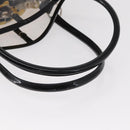 Salvatore Ferragamo Tote Bag Vinyl Clear Silver Auth 151685-7