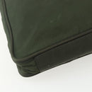 PRADA Tote Bag Nylon Green Silver Auth 151686-14