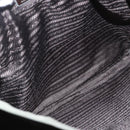 PRADA Tote Bag Nylon Green Silver Auth 151686-11