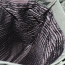 PRADA Tote Bag Nylon Green Silver Auth 151686-19