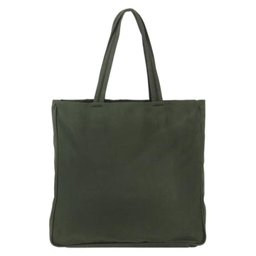 PRADA Tote Bag Nylon Green Silver Auth 151686 - 0