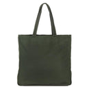PRADA Tote Bag Nylon Green Silver Auth 151686-2