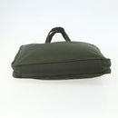 PRADA Tote Bag Nylon Green Silver Auth 151686-5