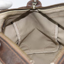 GUCCI GG Supreme Web Sherry Line Boston Bag PVC Beige Red Auth 151688-19