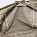 GUCCI GG Supreme Web Sherry Line Boston Bag PVC Beige Red Auth 151688-20