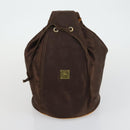 MCM Logogram Vicetos Tote Bag PVC 2 Set Brown Navy Auth 151690-10